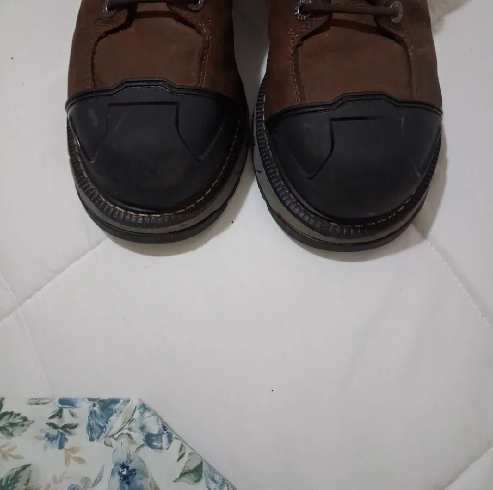 Men's Woverine Steel Toed  Leather Work Boots  Sz 9 M